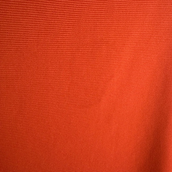Fashion Orange Ribbed Top XXL - Picture 5 of 5